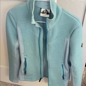 Spyder Aqua Blue Fleece Jacket